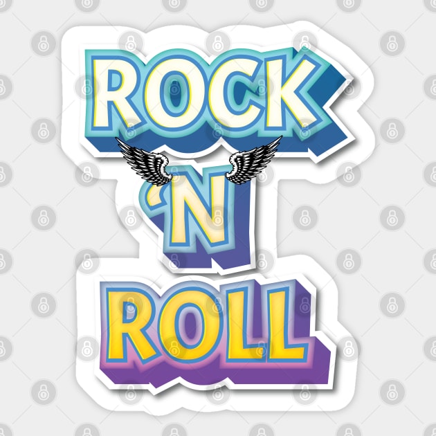 ROLL N ROCK Sticker by sonnycosmics